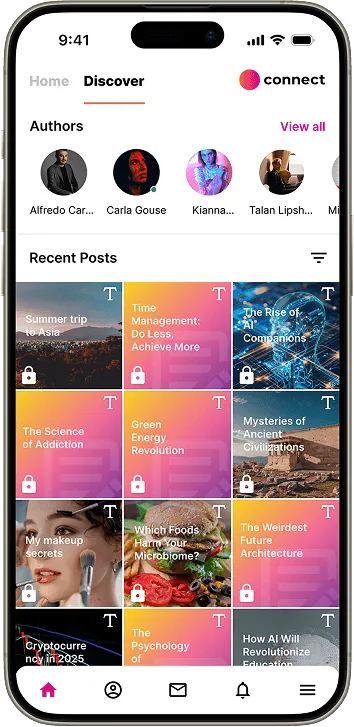 Screenshot of a mobile app displaying a Writer-Website goal