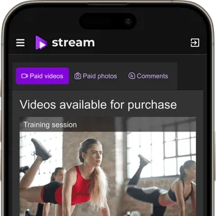 Premium broadcasts behind a paywall on a pay per view platform