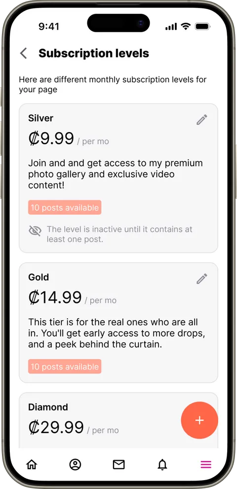 Sell AI-generated content with Scrile Connect through subscriptions and PPV