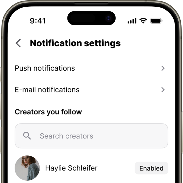 Conversational AI chat - AI companion app screen