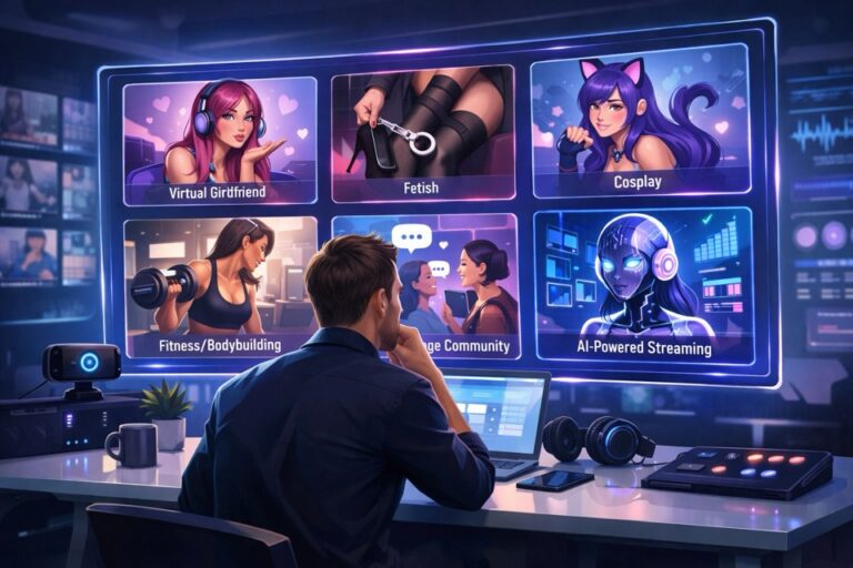 Profitable niche ideas for adult webcam sites and streaming platforms