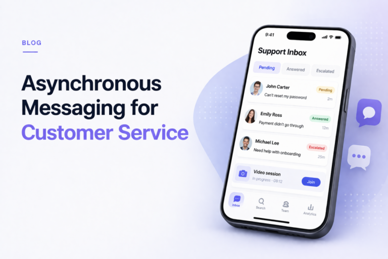 asynchronous messaging customer service