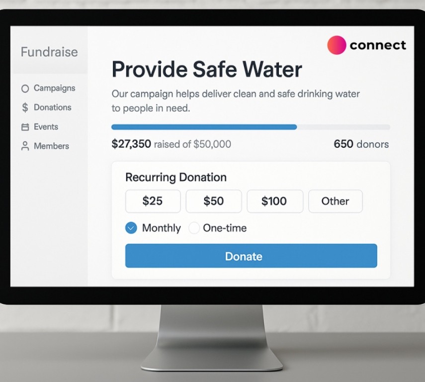 how to fundraise for a nonprofit with Scrile Connect