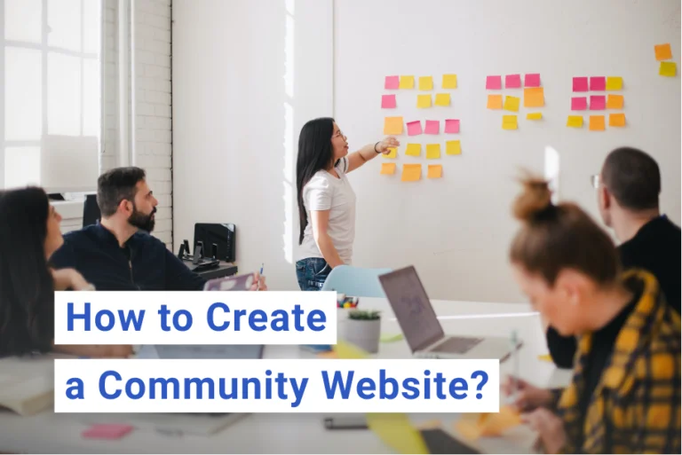 How to create a community website by Scrile Connect