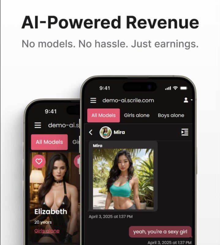 ai influencer with Scrile AI