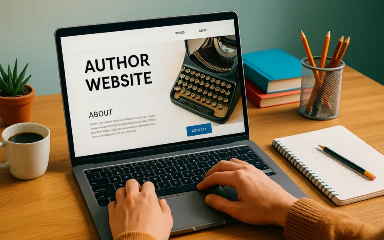 how to make an author website