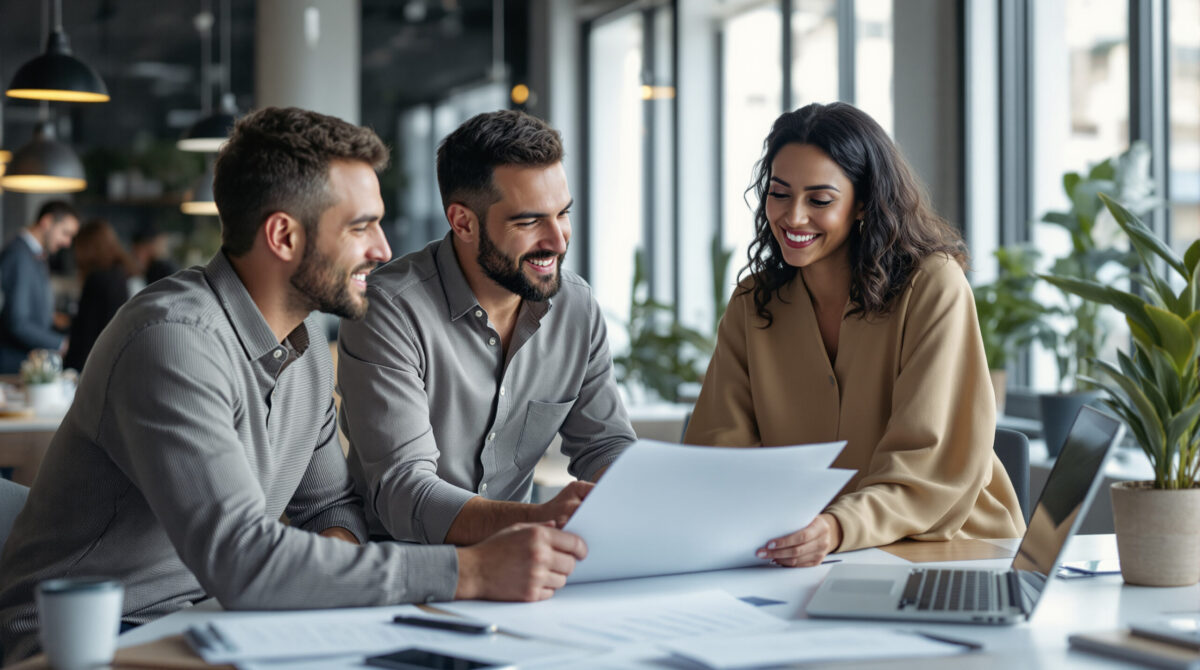 Product team reviewing the results of a pricing test
