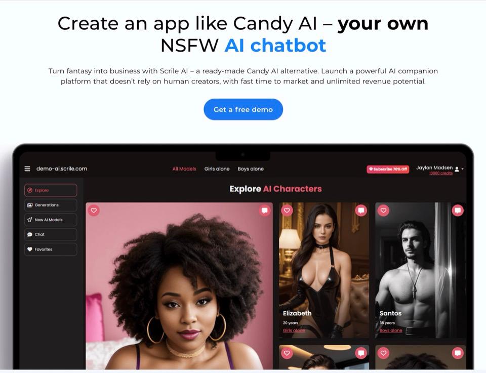 Virtual chatbot Scril AI