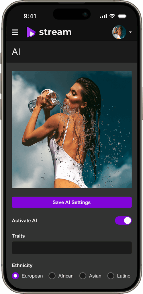 scrile stream ai addon for ai webcam sites
