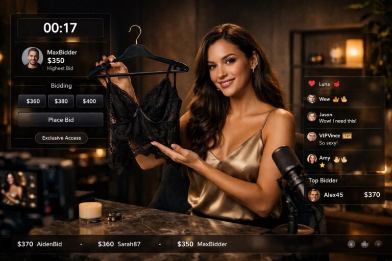 Adult Creator Auction Platform for Live Sales & Drops | Scrile