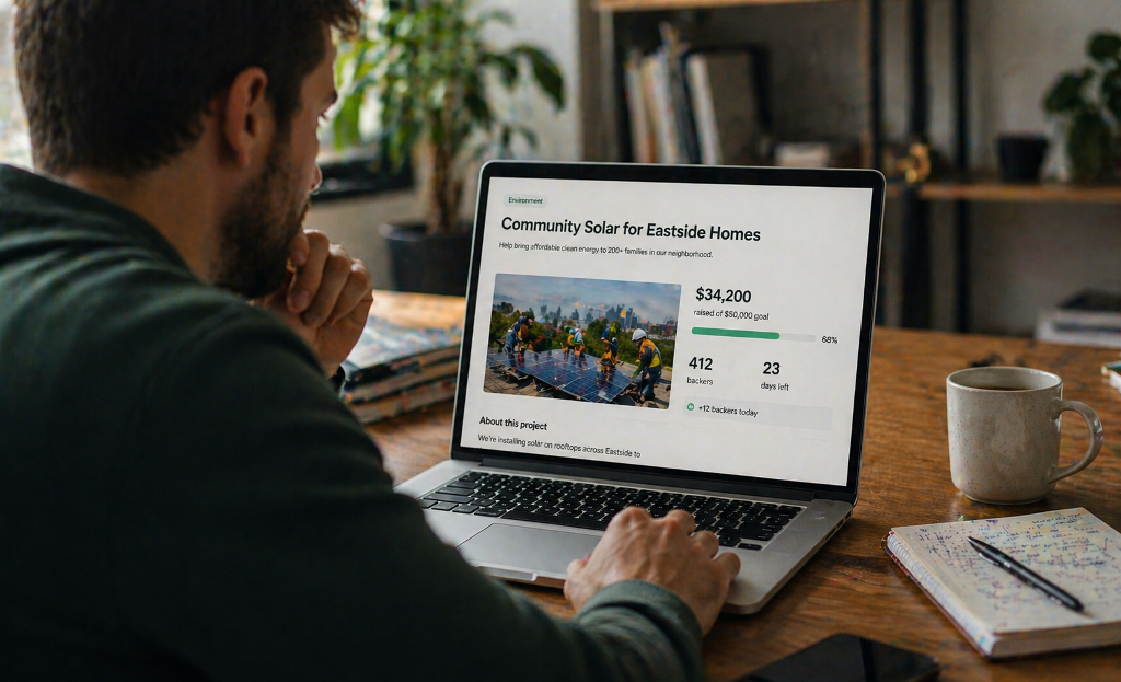 how to start a crowdfunding platform