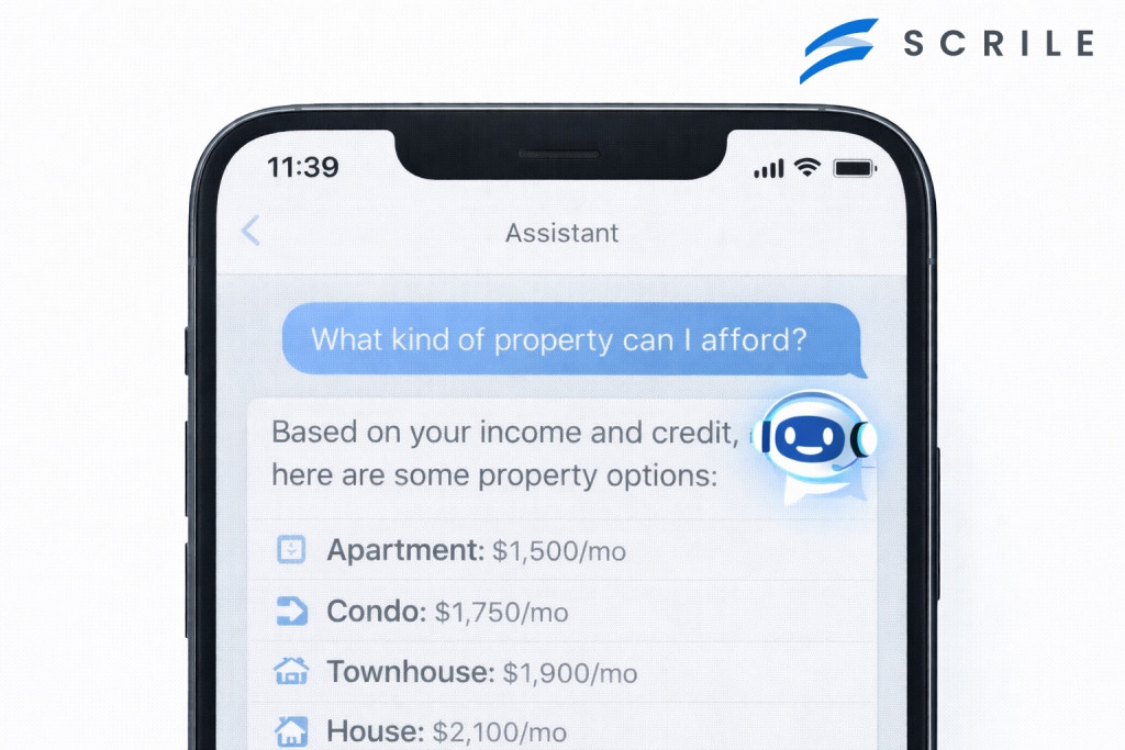 financial AI assistant with Scrile AI