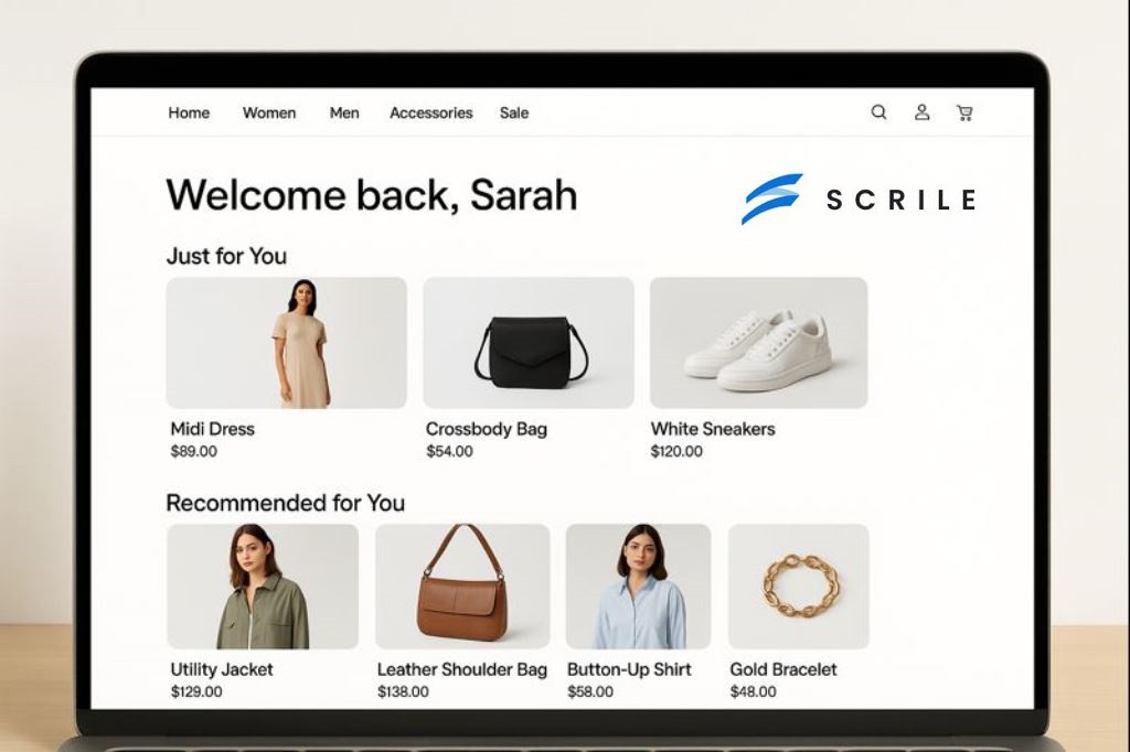 machine learning personalization with Scrile AI