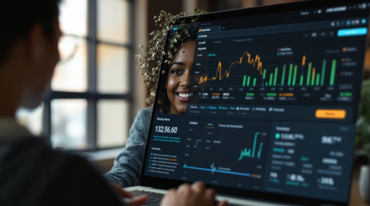A subscription reporting screen routes growth, retention, revenue, and billing changes to focused diagnostic views.