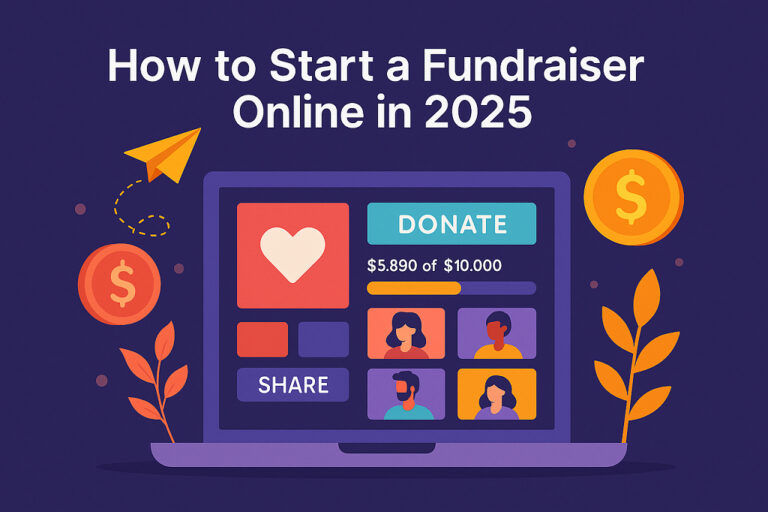 how to start a fundraiser online