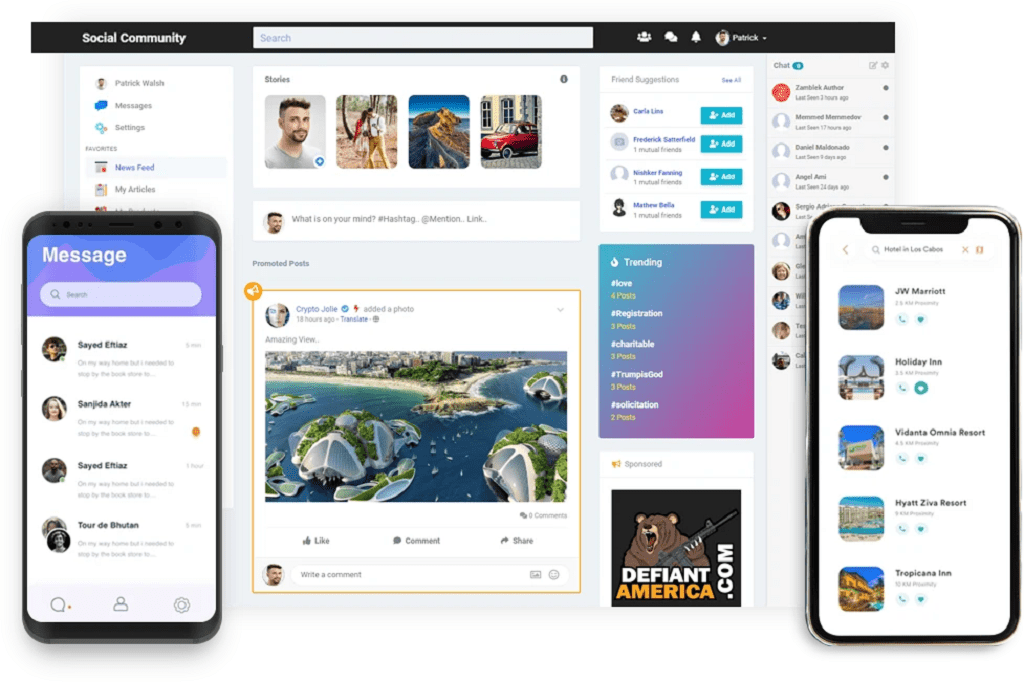 Social Engine Interface