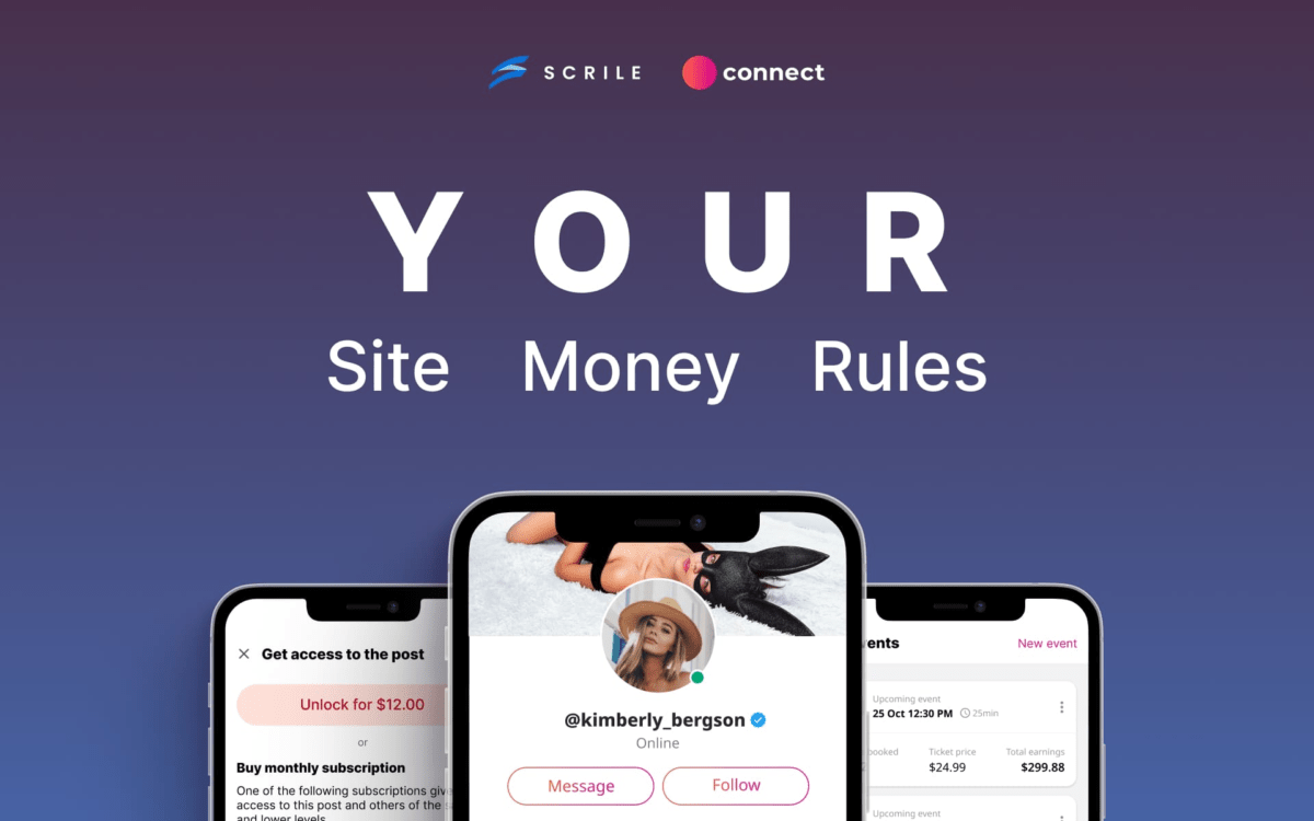 Starting your own platform like OnlyFans with Scrile Connect