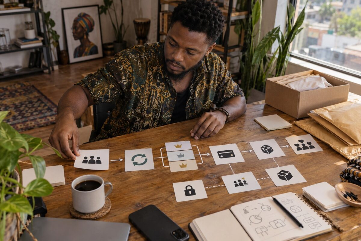 Founder planning an owned fan-subscription platform