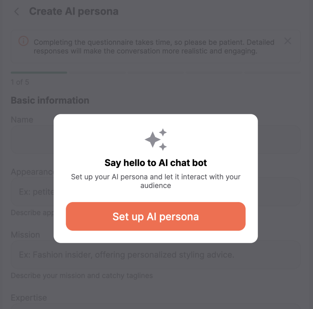 Scrile Connect AI chat assistant for creators