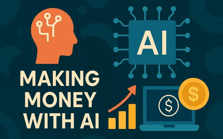 how to make money online with AI