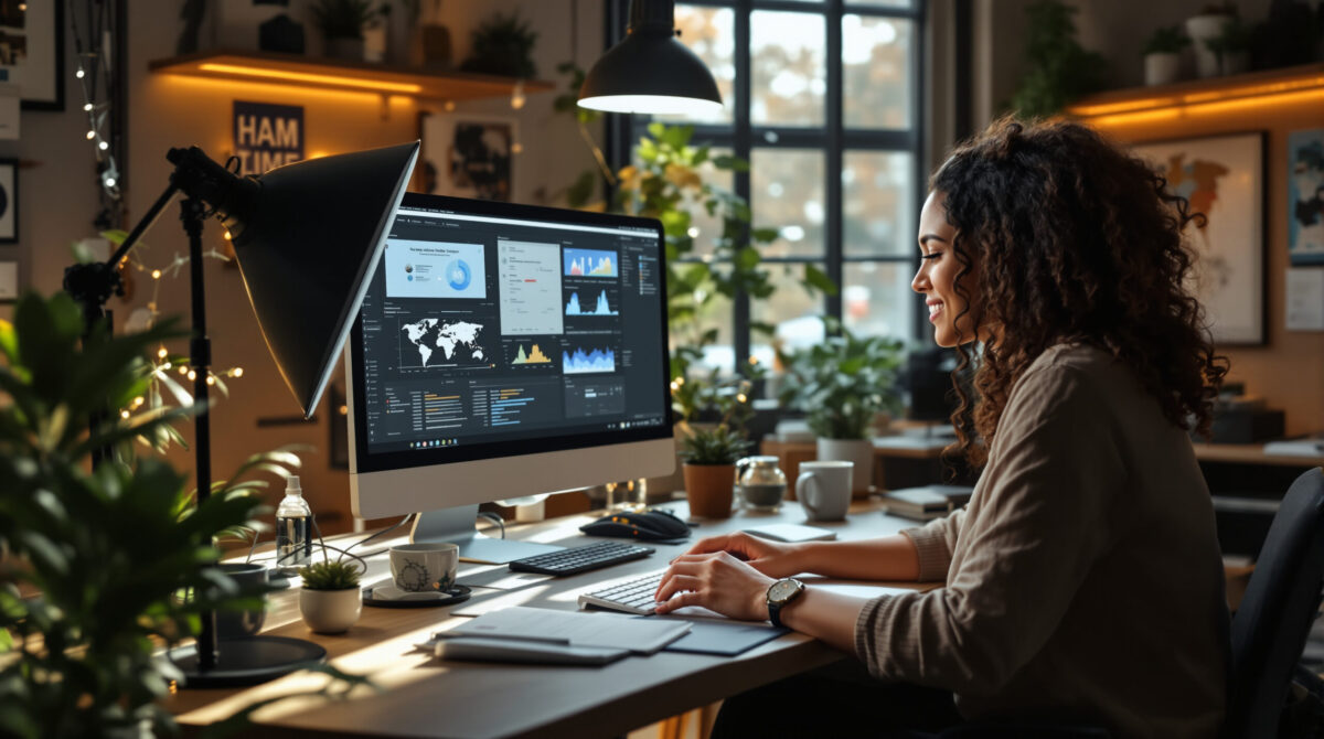 Creator preparing recurring content and a premium live session