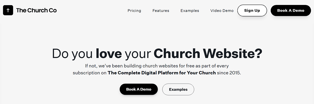 Church Co website main page