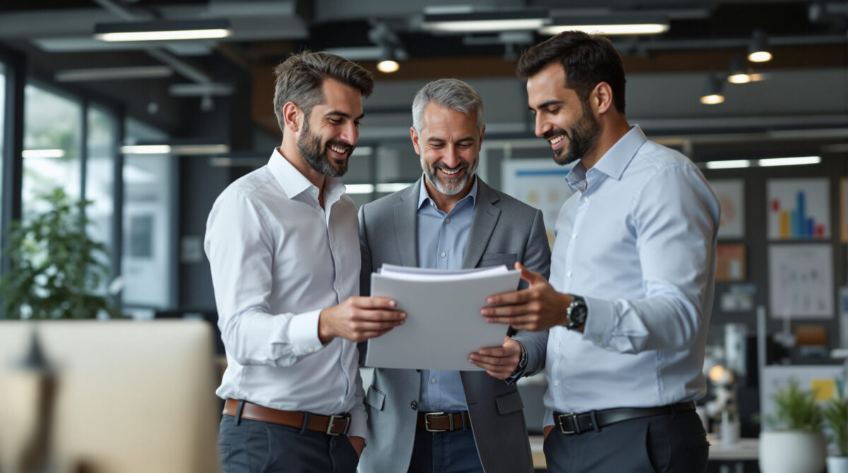 Business and engineering leaders comparing AI development approaches