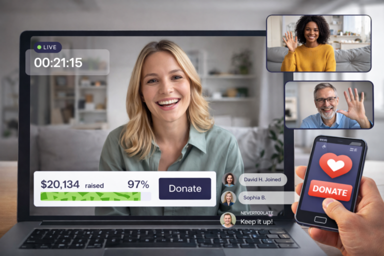 livestream fundraising