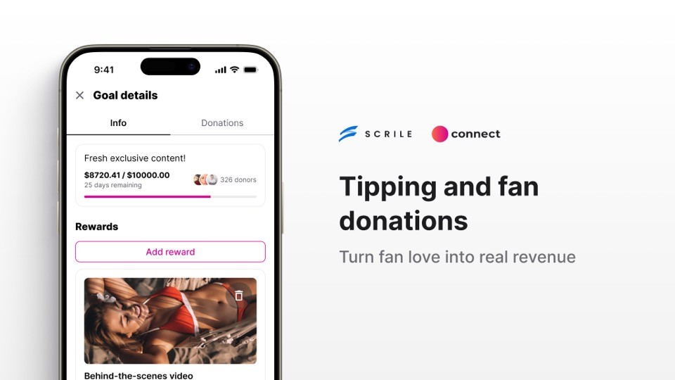 Adult Content Monetization: tipping and donations