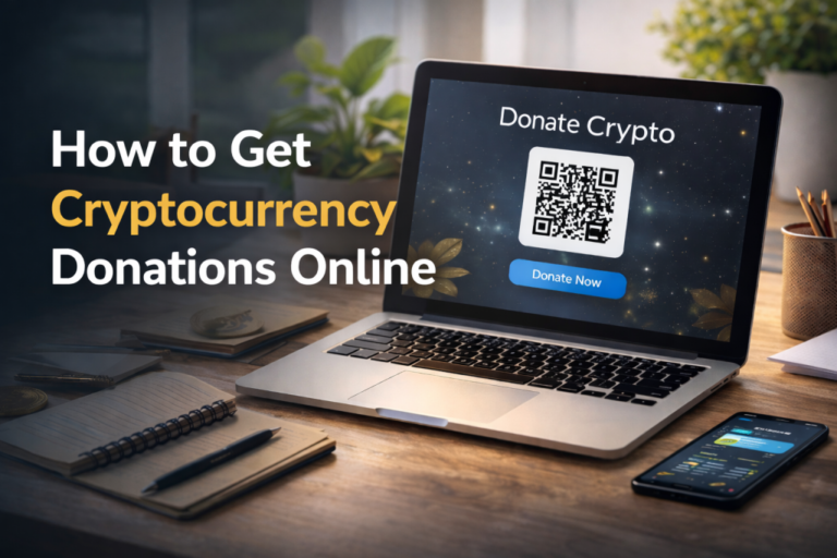 how to get cryptocurrency donations