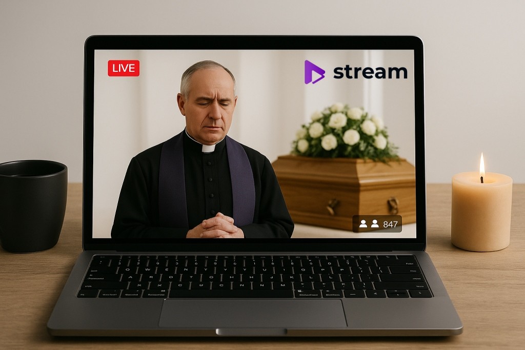 online funeral services with Scrile Stream