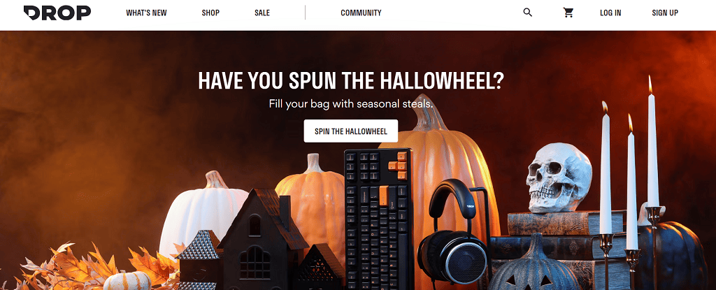 rop website main page interface