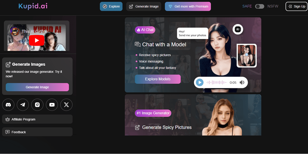 Kupid Ai Interface