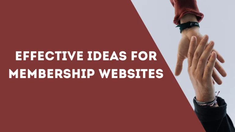Membership Website Ideas