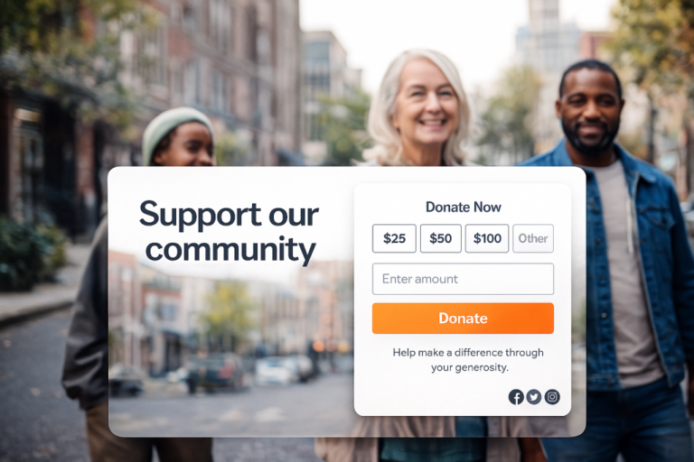 donation page examples