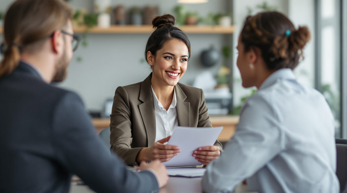 Client and coordinator arranging a paid professional consultation