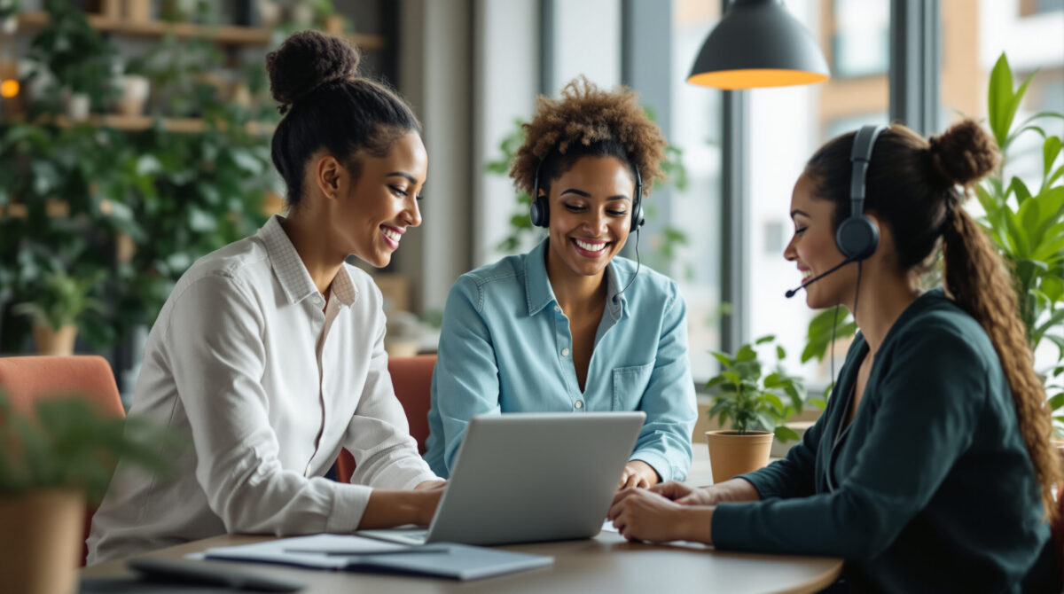 Consulting marketplace support team coordinating an appointment issue