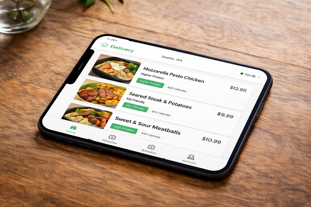 Food delivery app