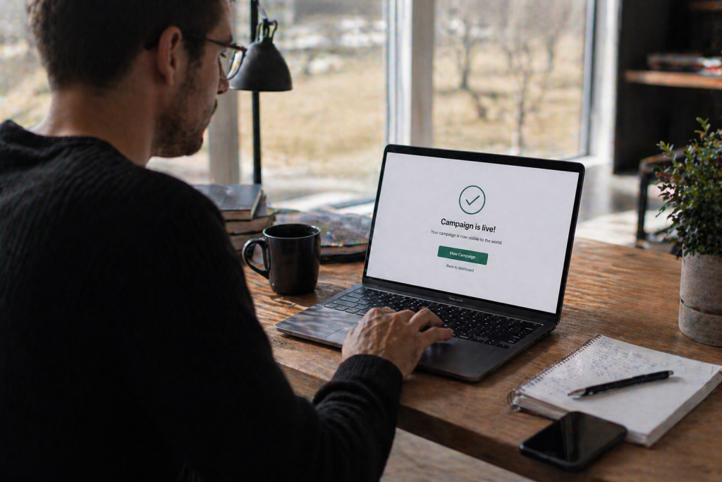 how to create a crowdfunding site