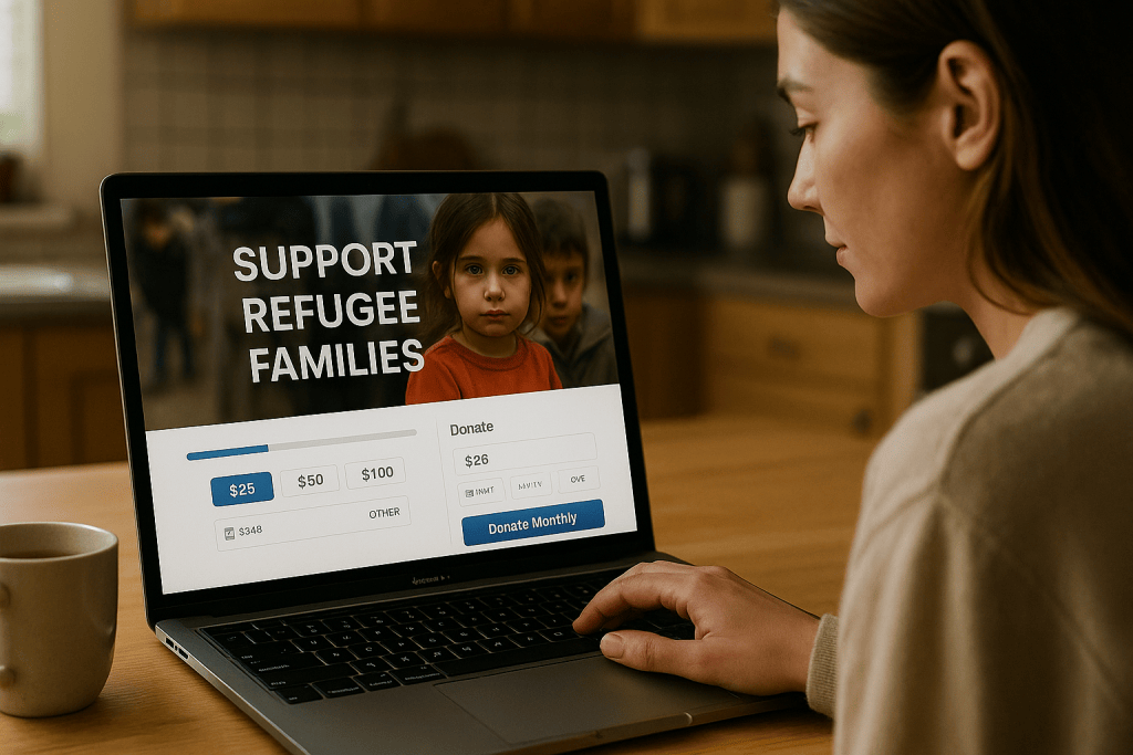 Support refugee families