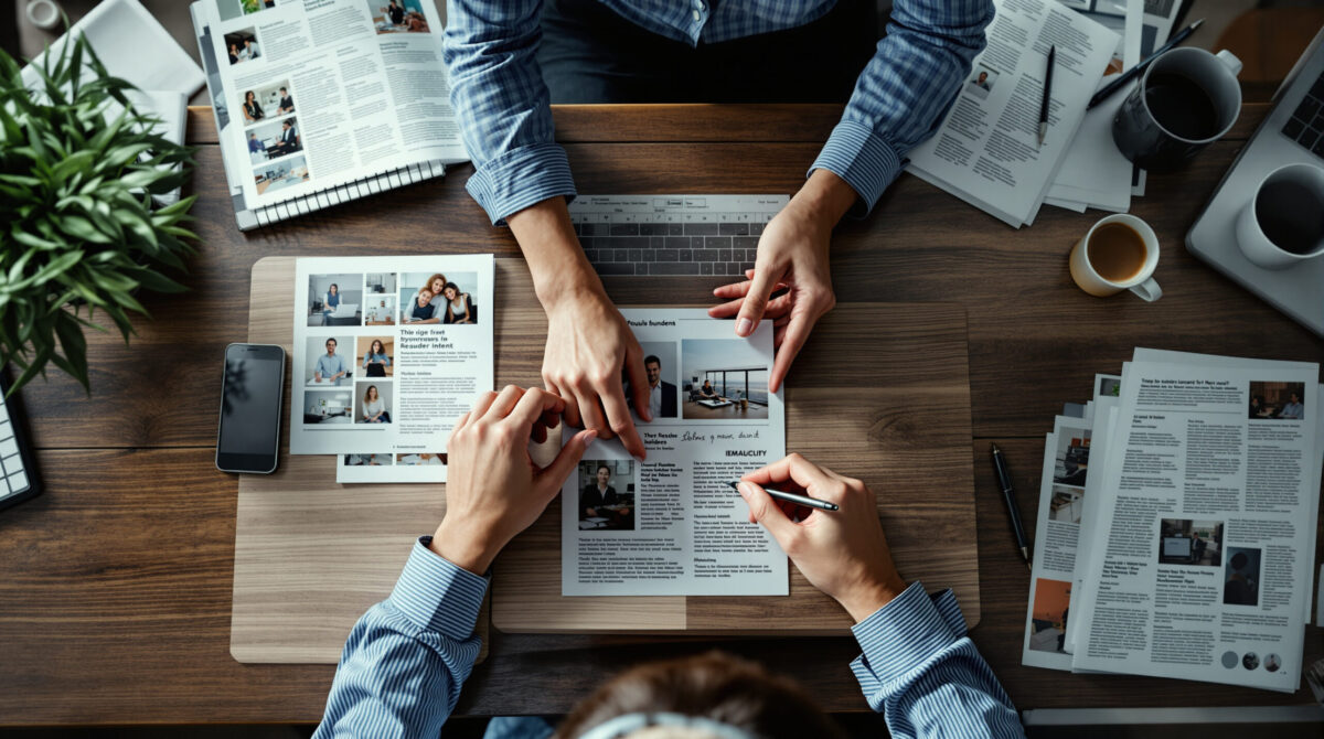 Publisher sorting popular blog posts by reader intent